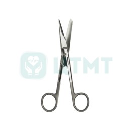 Ножницы хирургические Super Cut с коротким лезвием, тупоконечные, изогнутые по плоскости, детские, 120 мм