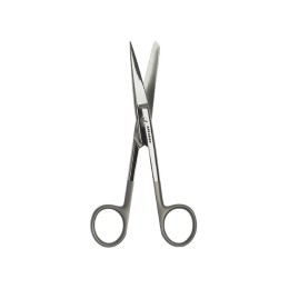Ножницы хирургические Super Cut с коротким лезвием, тупоконечные, изогнутые по плоскости, детские, 120 мм