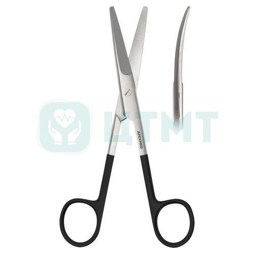 Ножницы хирургические Mayo Super Cut тупоконечные, изогнутые, 170 мм
