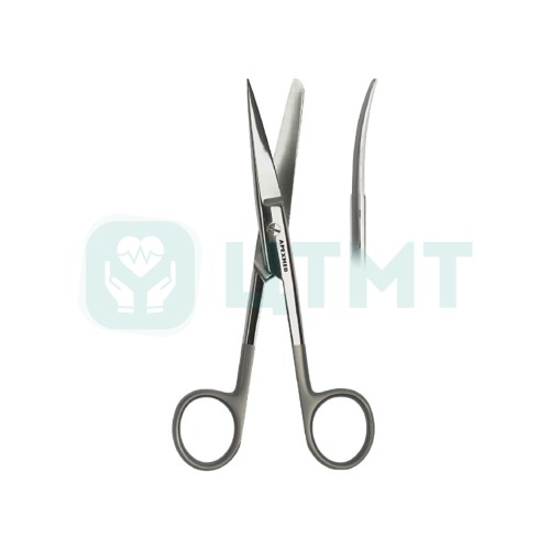 Ножницы хирургические Standard с одним острым концом, изогнутые, 145 мм
