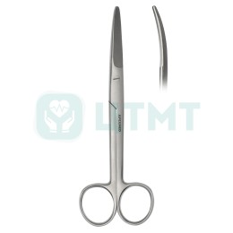 Ножницы хирургические диссекционные Mayo тупоконечные, изогнутые, 150 мм