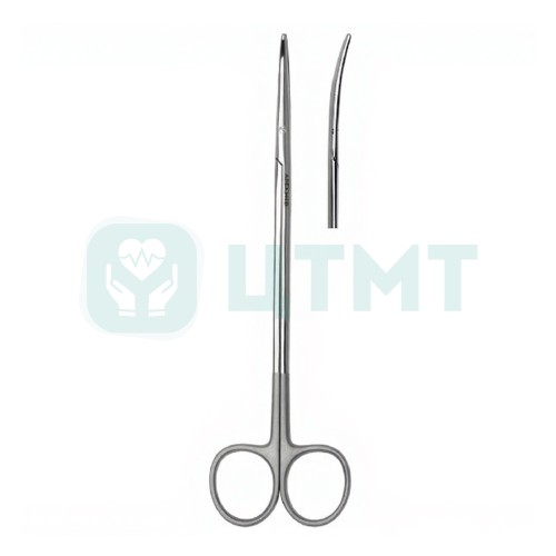 Ножницы диссекционные Metzenbaum-Fine тупоконечные, изогнутые, 180 мм