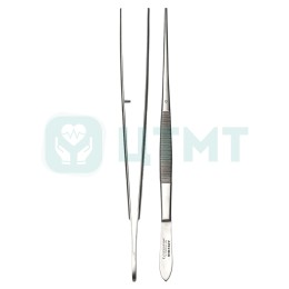 Пинцет анатомический Taylor прямой, с фиксатором, 175 мм