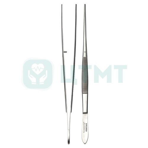 Пинцет анатомический Taylor прямой, с фиксатором, 175 мм, 8-0083-17