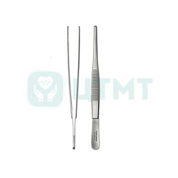 Пинцет зубчато-лапчатый, прямой, 150 мм