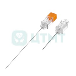 Игла спинальная Quinke Point 25Gx90mm, интродьюсер 21Gx38mm