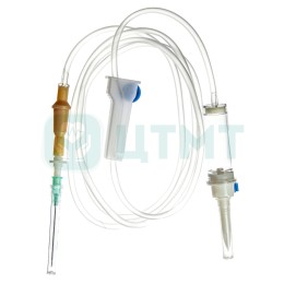 Система инфузионная стерильная для однократного применения с иглами
