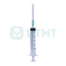 Шприцы одноразовые трехдетальные стерильные объёмом 10 мл с иглами