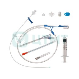 Катетер венозный центральный (однопросветный, 14G, 20 см, ИС Y обр.7 см, шприц)