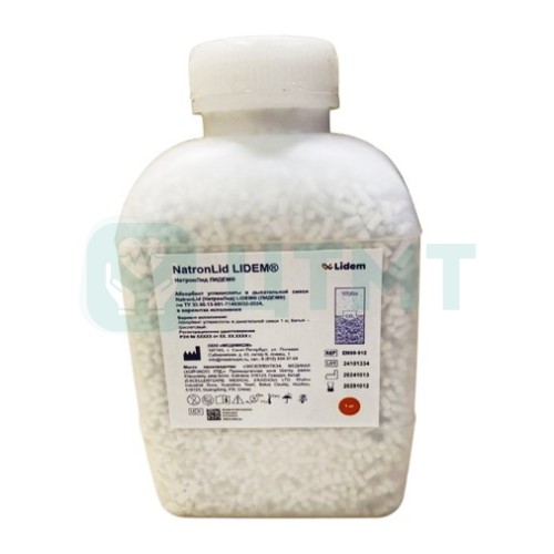 Абсорбент CO2 NatronLid в дыхательной смеси 4,5кг