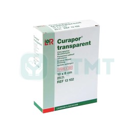 Повязки абсорбирующие для поверхностных ран Curapor transparent, 10х 8 см