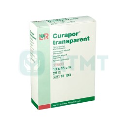 Повязки абсорбирующие для поверхностных ран Curapor transparent, 10 х 15 см
