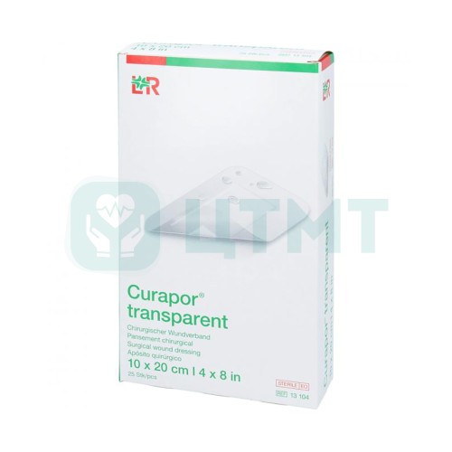 Повязки абсорбирующие для поверхностных ран Curapor transparent, 10 х 20 см, 13104