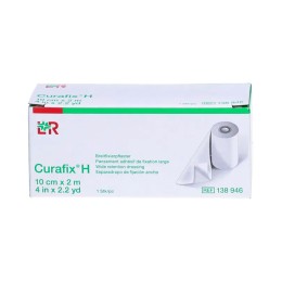 Лейкопластырь гипоаллергенный фиксирующий Curafix H в рулоне, 10 см х 2 м