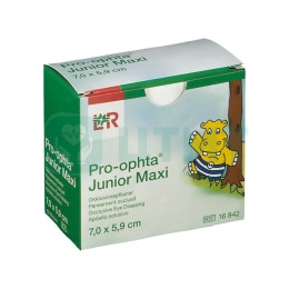 Материалы перевязочные глазные Про-Офта Джуниор Maxi 7 х 5,9 см