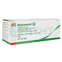 Повязка медицинская пленочная прозрачная Suprasorb F, в рулоне, нестер. 10 см х 1 м