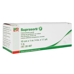 Повязка медицинская пленочная прозрачная Suprasorb F, в рулоне, нестер. 10 см х 1 м