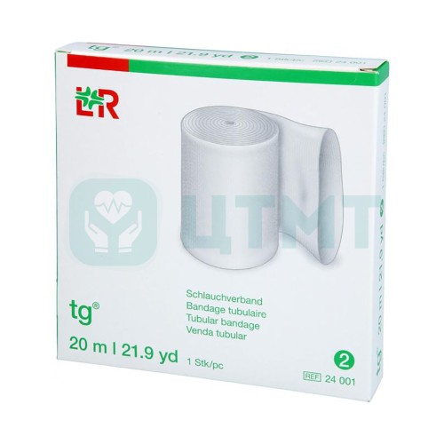 Бинты трубчатые tg (тг), 2,3 см х 20 м, размер 2, 24001