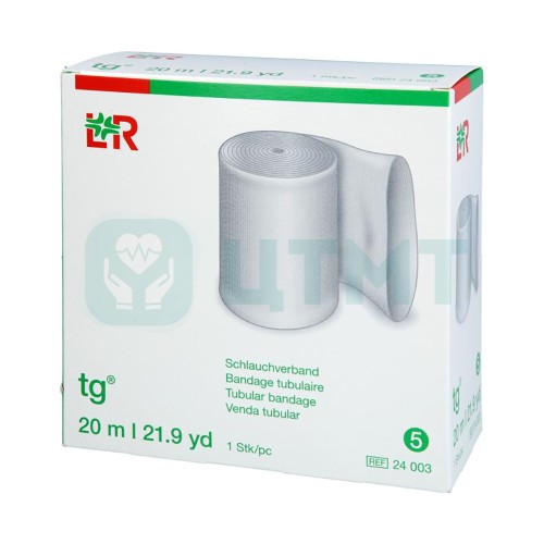 Бинты трубчатые tg (тг), 5,5 см х 20 м, размер 5, 24003