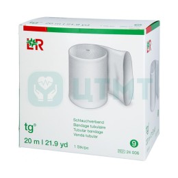 Бинты трубчатые tg (тг), 8,5 см х 20 м, размер 9