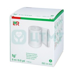 Бинты трубчатые tg (тг), 5,5 см х 5 м, размер 5