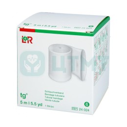 Бинты трубчатые tg (тг), 6,5 см х 5 м, размер 6