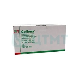Лонгета гипсовая 4-слойная в рулоне Cellona (Целлона), 20 см х 20 м