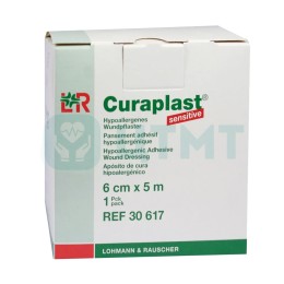 Пластырь для фиксации повязок Curaplast, 6 см х 5 м