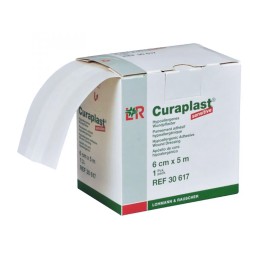 Пластырь для фиксации повязок Curaplast, 6 см х 5 м