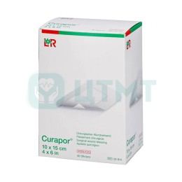 Повязки абсорбирующие для поверхностных ран Curapor, 10 х 15 см