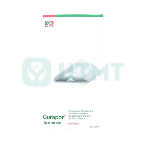 Повязки абсорбирующие для поверхностных ран Curapor, 10 х 30 см, 32917