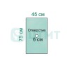 Простыня операц. с отверстием, 2-слойная Raucodrape OR Fenestrated Drape, D = 6 см, 45 х 75 см, 33040