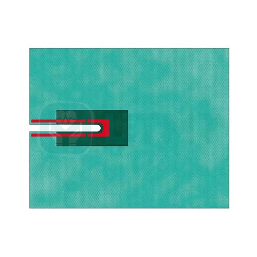Простыня операц. с вырезом, 2-слойная плюс Raucodrape OR Split Sheets 10 х 100 см, 225 х 260 см, 33071