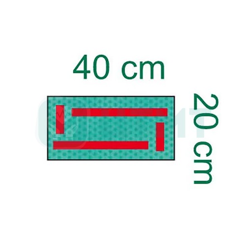 Простыня для промежности Раукодрейп (Raucodrape Perineal drape), 20 x 40 см, 33100