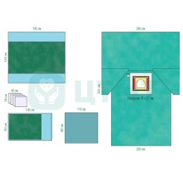 Комплект для кесарева сечения I Раукодрейп (Raucodrape C-section Set I)