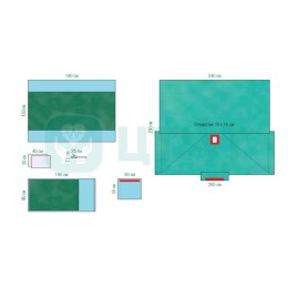 Комплект для гинекологии I Раукодрейп (Raucodrape Gynaecology Set I)