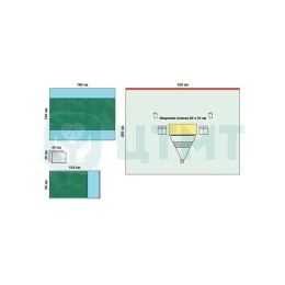 Комплект с вертикальной простыней Раукодрейп (Raucodrape Vertical Drape Set)