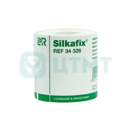 Пластырь для фиксации повязок Silkafix, 5 см х 5 м