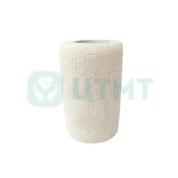 Бинт самофиксирующийся медицинский эластичный на хлопковой основе 8 см х 10м