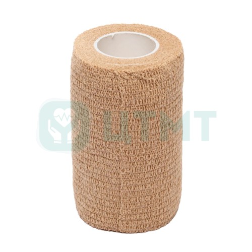 Бинт самофиксирующийся медицинский эластичный на пропиленовой основе 10 см х 10м, 1.3.БЕЖ.10.10(Т)