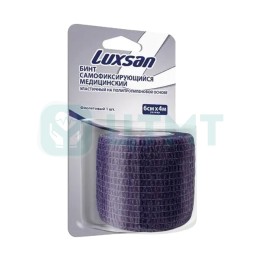 Бинт самофиксирующийся медицинский эластичный на пропиленовой основе 6 см х 4м
