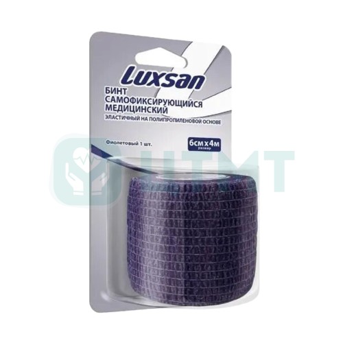 Бинт самофиксирующийся медицинский эластичный на пропиленовой основе 6 см х 4м, 1.3.ФИЛ.6.4(Т)