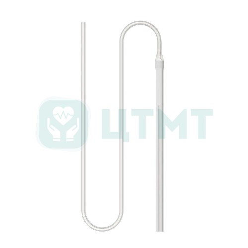 Трубка дренажная одноразовая силиконовая плоская с перфорацией 13 мм