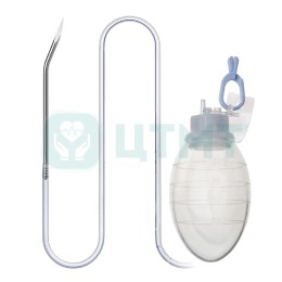 Набор для дренирования ран, силиконовый резервуар 100 мл; катетер силиконовый круглый с перфорацией, стилет 10 Fr, коннектор XS