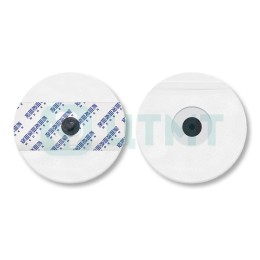 Круглый рентгенопрозрачный твердогелевый электрод на вспененной основе, взрослый, 50x50 мм, уп. 50 шт.