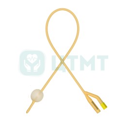 Катетер урологический Фолея силиконовый двухходовой 20 Ch/Fr