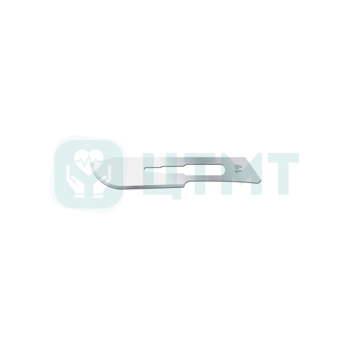 Лезвие одноразовое хирургическое, из углеродистой стали №19, 100 шт