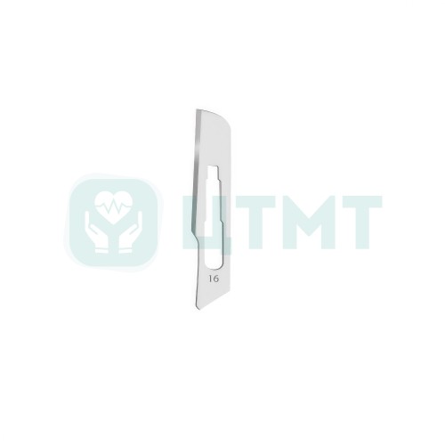 Скальпель одноразовый хирургический, лезвие из нержавеющей стали № 16, 10 шт
