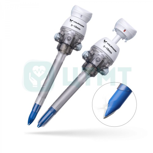 Троакар эндоскопический с лезвием, стандартный, троакар эндоскопический с лезвием 5 мм, стандартный