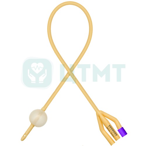 Катетер урологический Фолея трехходовой с гидрофильным покрытием 22 Сh/Fr